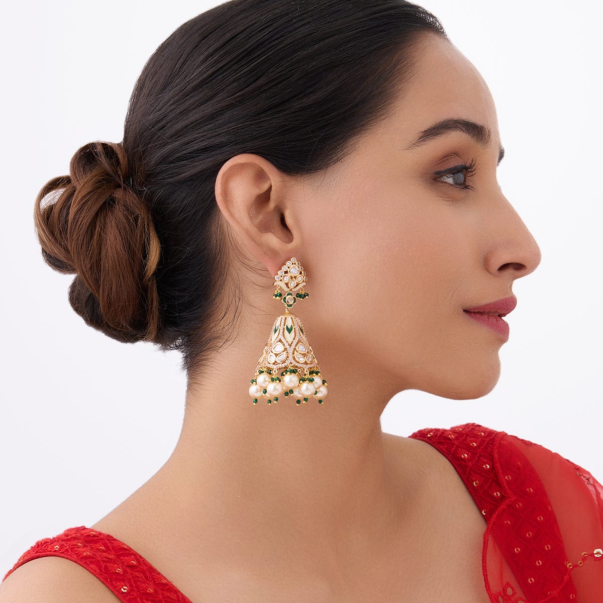 Kundan Earring Kundan Earring 158519