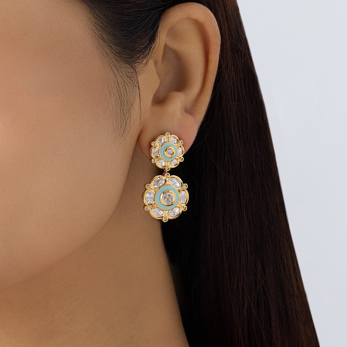 Kundan Earring Kundan Earring 161654