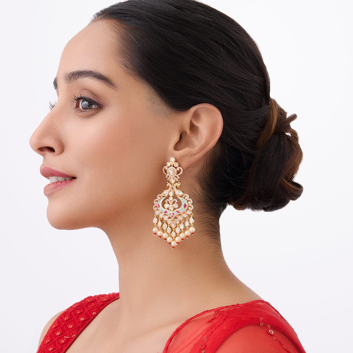 Kundan Earring Kundan Earring 164030