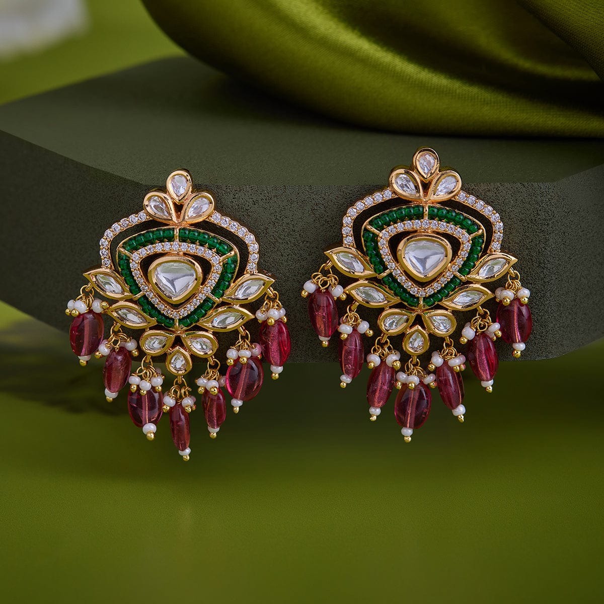 Kundan Earring Kundan Earring 164019