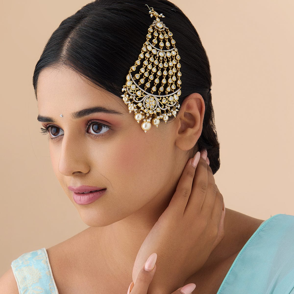 Kundan Hair Brooch Kundan Hair Brooch 176794