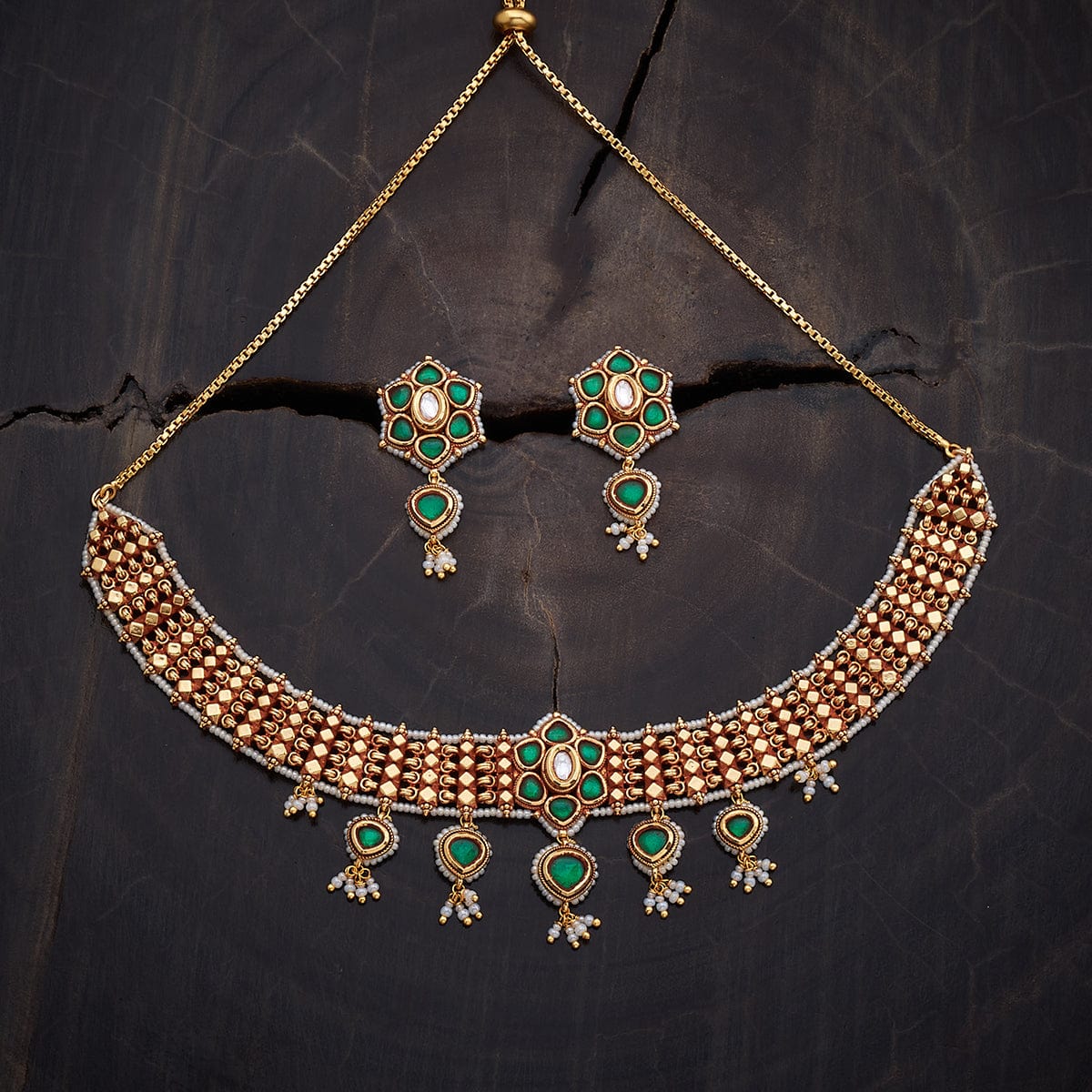 Kundan Necklace Kundan Necklace 168899