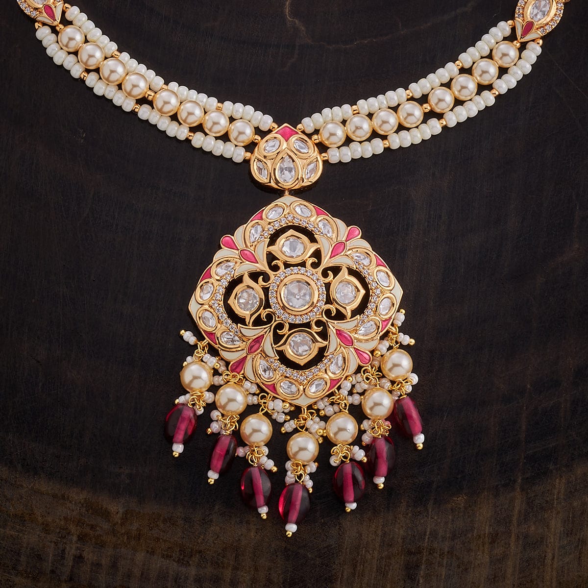 Kundan Necklace Kundan Necklace 161677