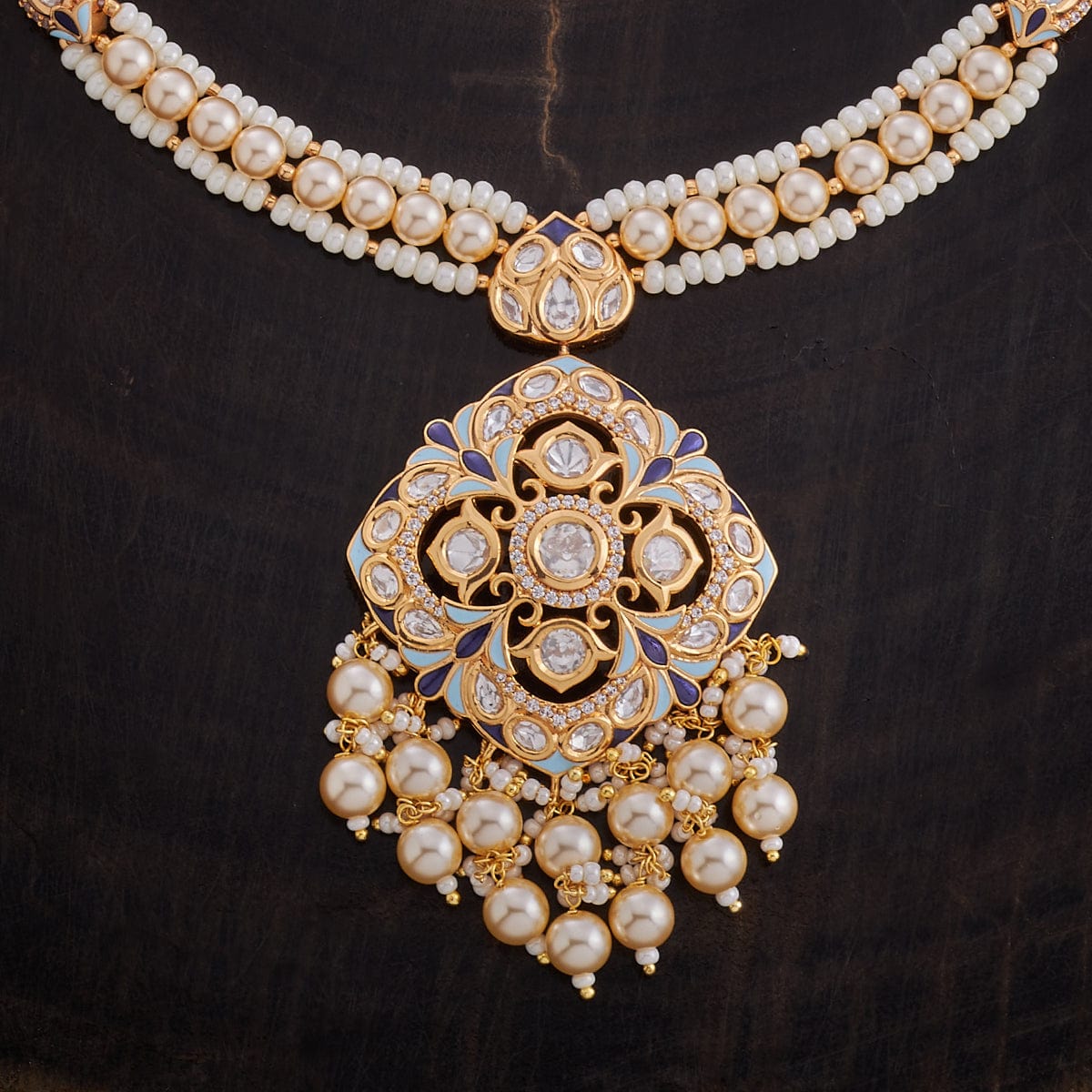 Kundan Necklace Kundan Necklace 161677