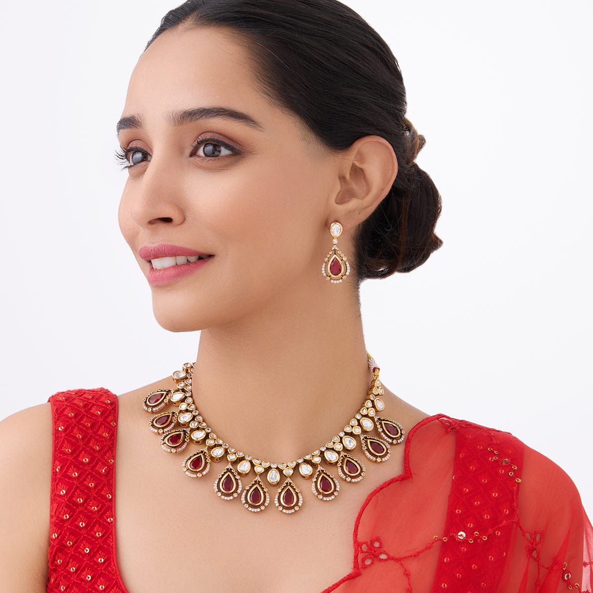 Kundan Necklace Kundan Necklace 164015