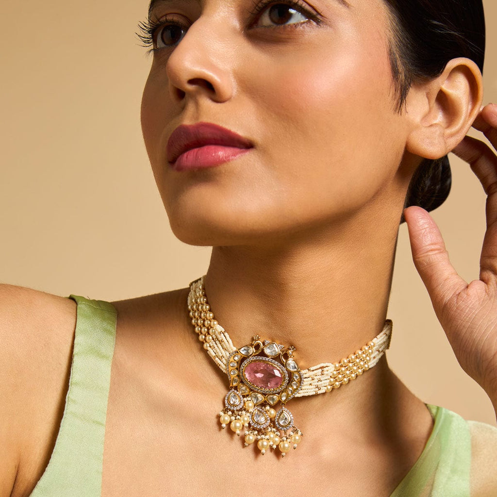 Kundan Necklace Kundan Necklace 173030