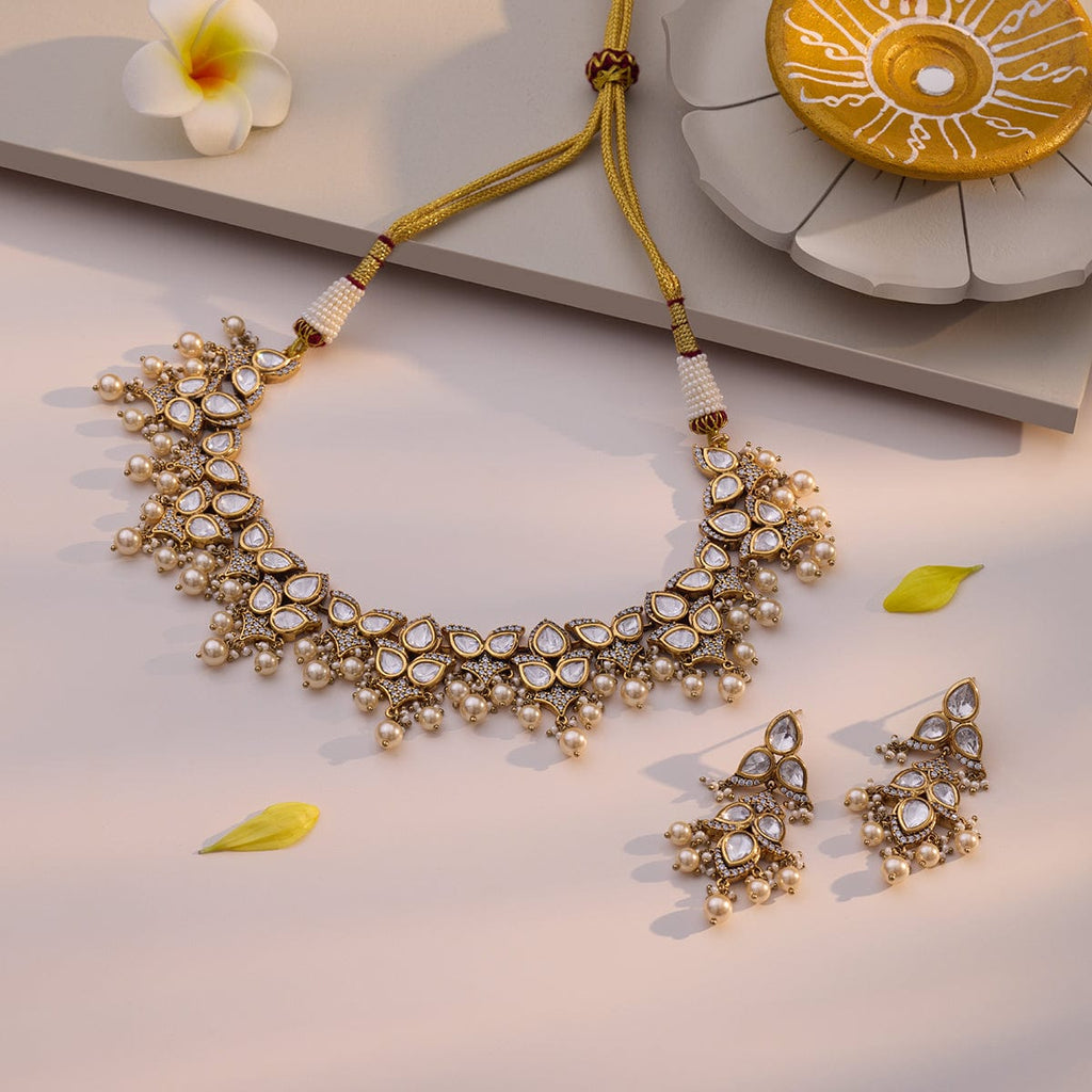 Kundan Necklace Kundan Necklace 173028