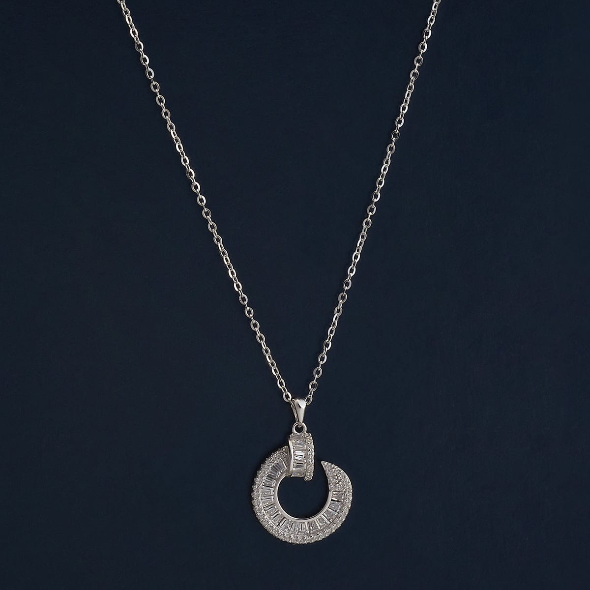 Silver Chain Pendant 92.5 Silver Pendant with Chain  183164