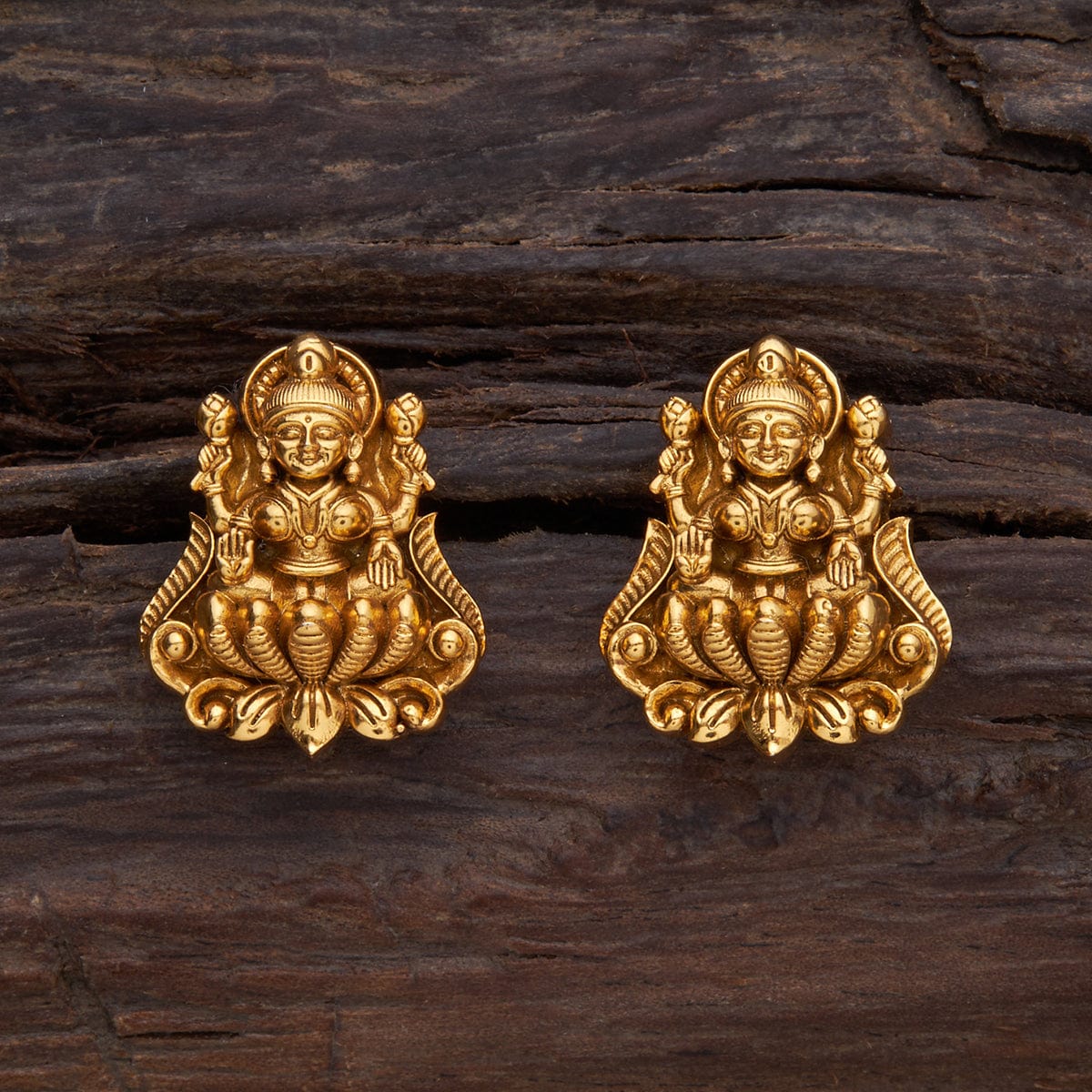 Lakshmi Kasu Chandbali Earrings | Art of Gold Jewellery, Coimbatore