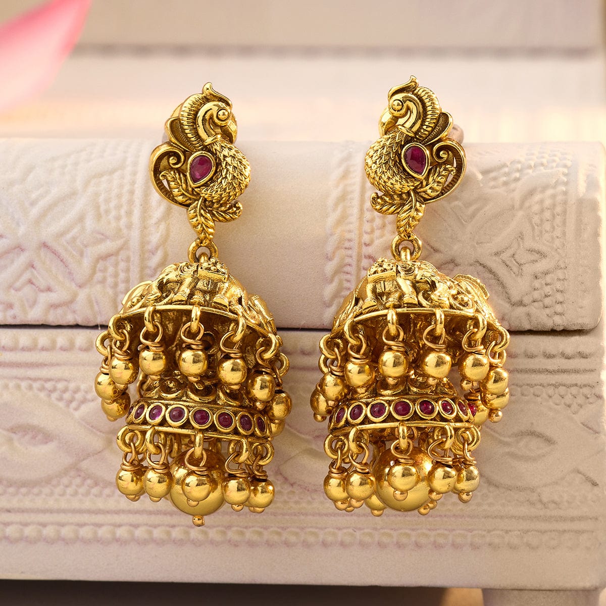 Temple Earring Silver Temple Earring 164985