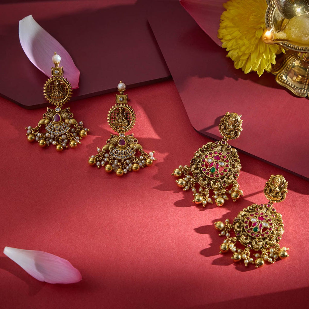 Temple Earring Silver Temple Earring 172569