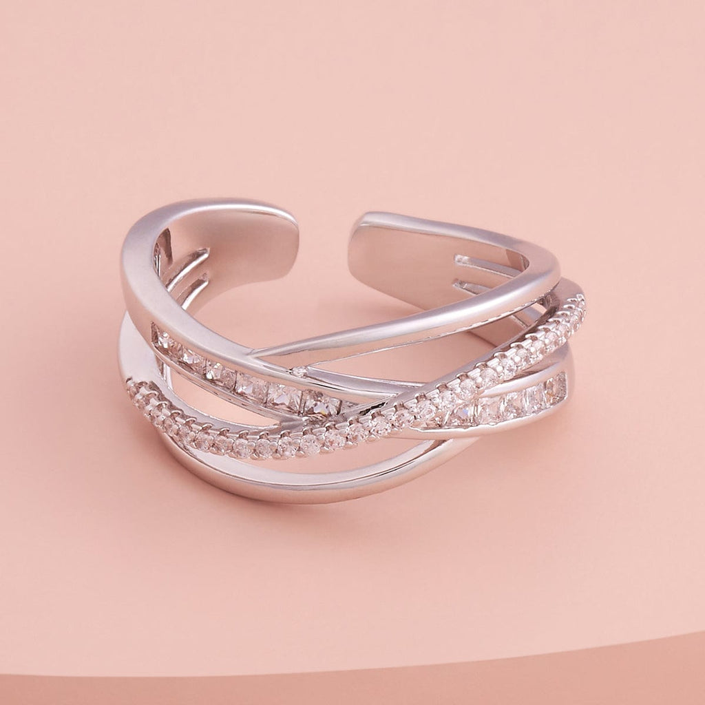 Trendy Zircon Finger Ring Trendy Finger Ring 180096