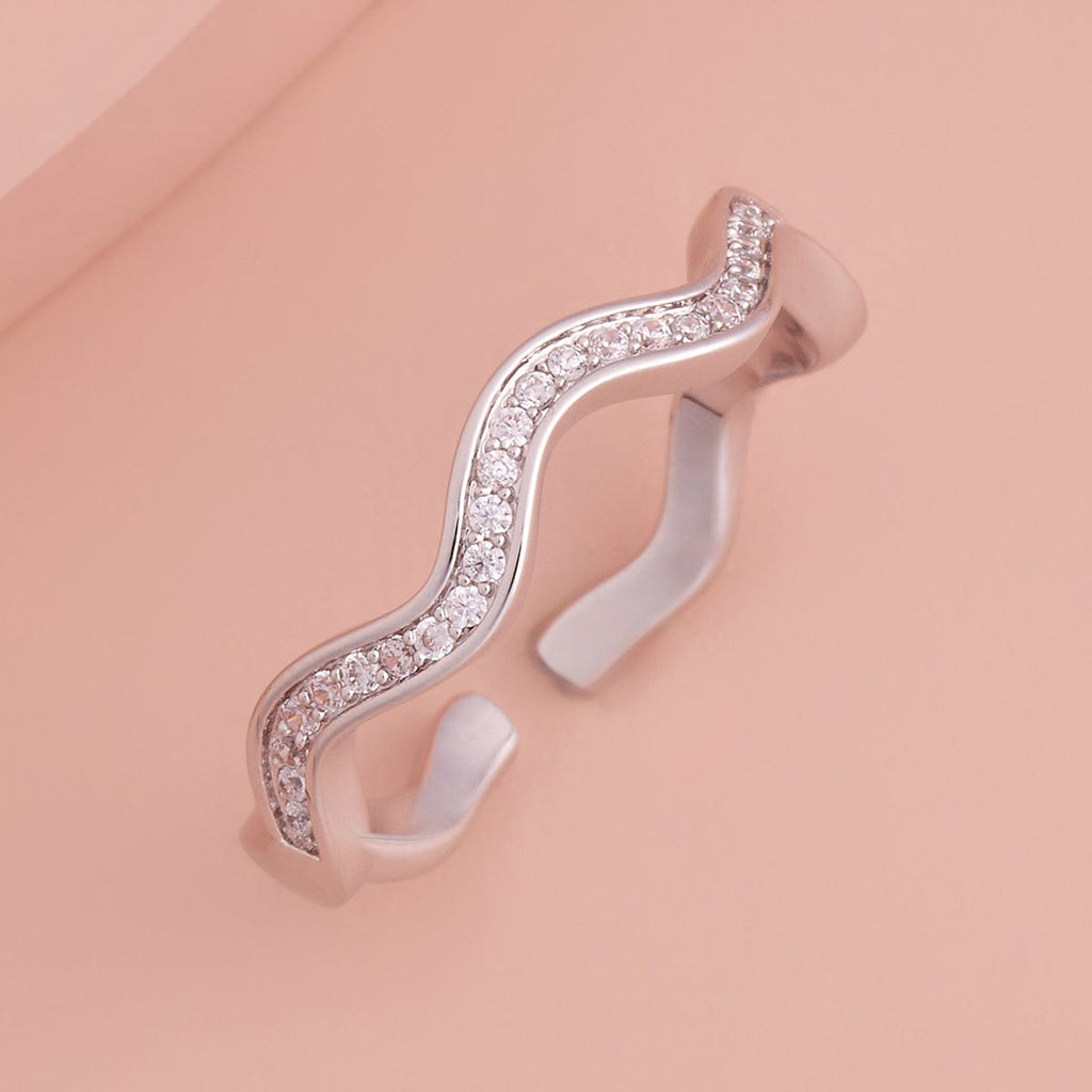 Trendy Zircon Finger Ring Trendy Finger Ring 180120