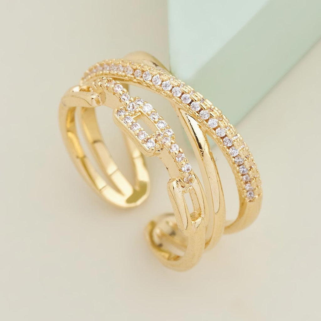 Trendy Zircon Finger Ring Trendy Finger Ring 144592