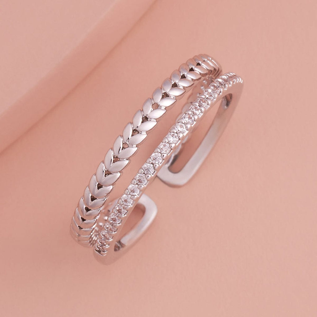 Trendy Zircon Finger Ring Trendy Finger Ring 180068