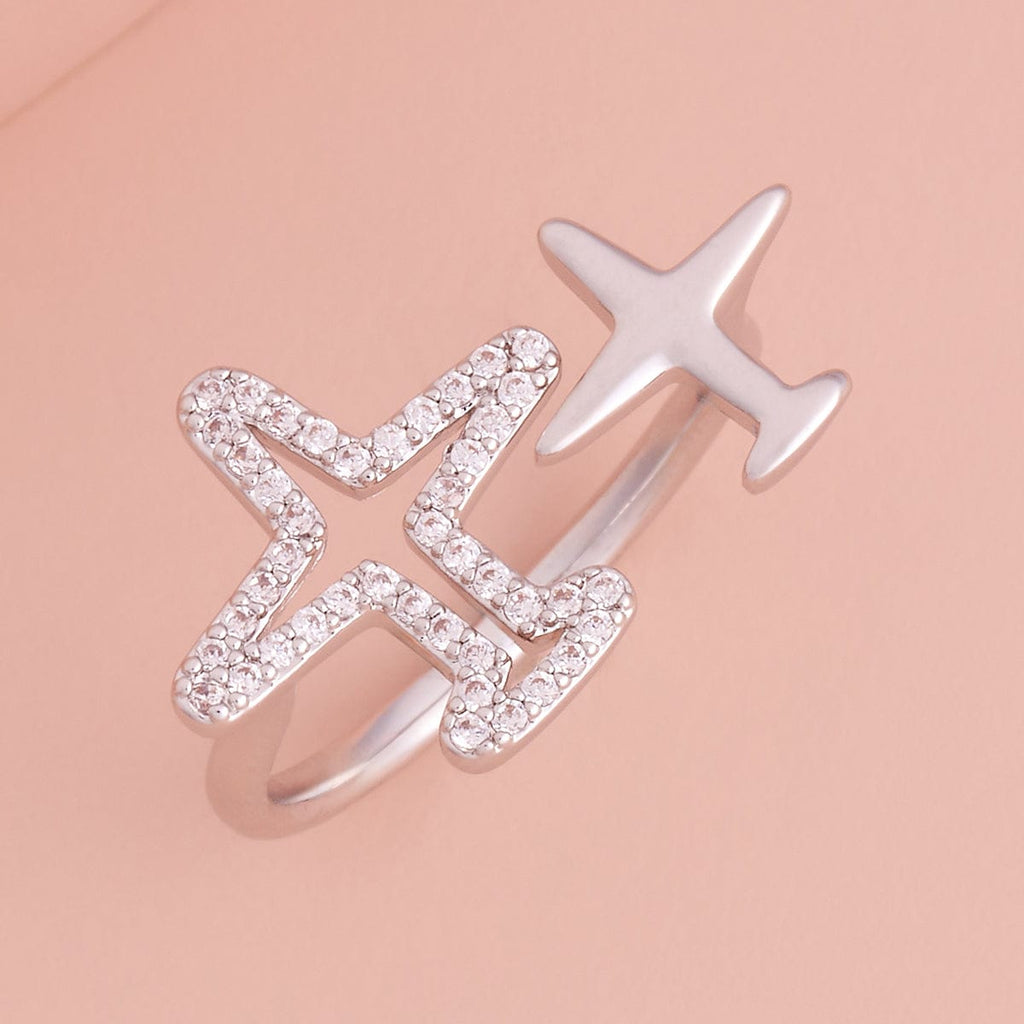 Trendy Zircon Finger Ring Trendy Finger Ring 180091