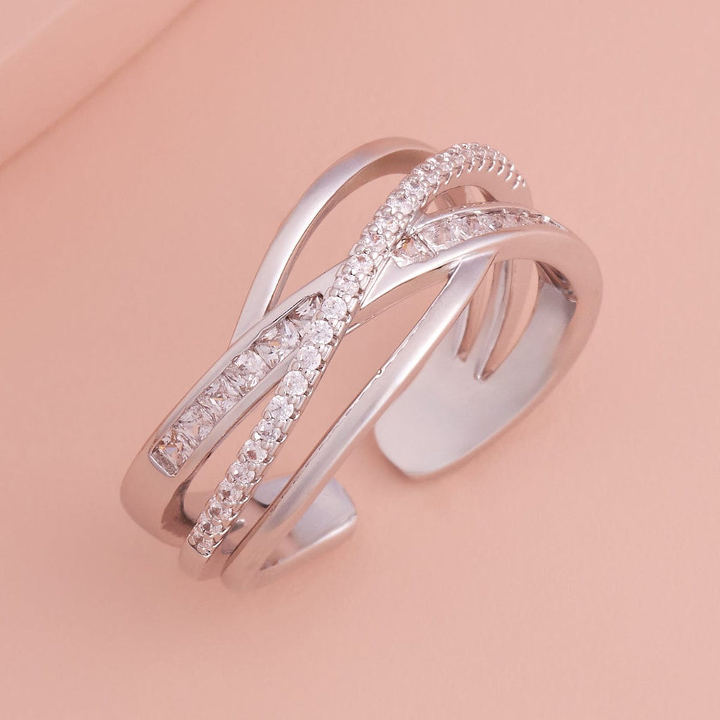 Trendy Zircon Finger Ring Trendy Finger Ring 180096