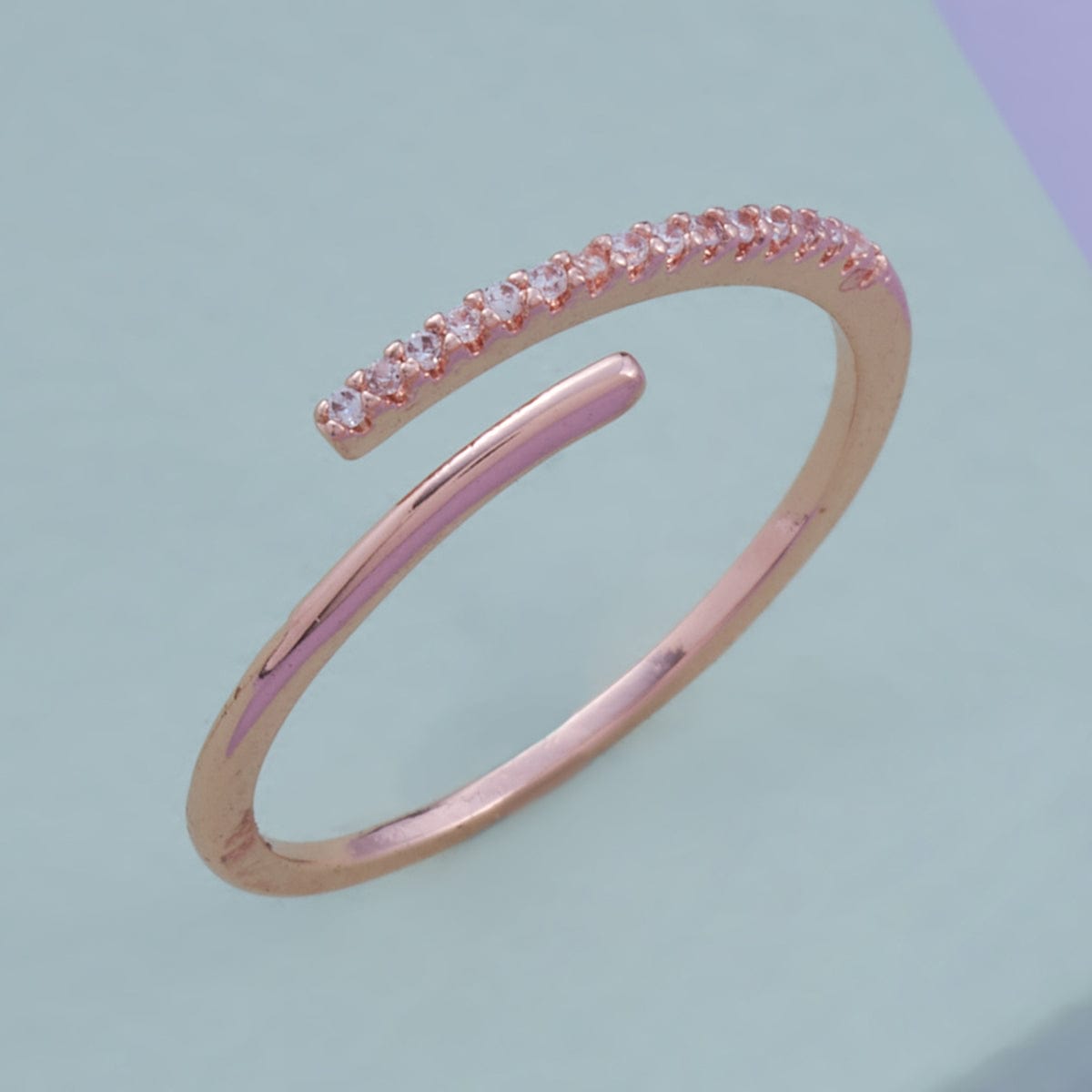 Trendy Zircon Finger Ring Trendy Finger Ring 141493