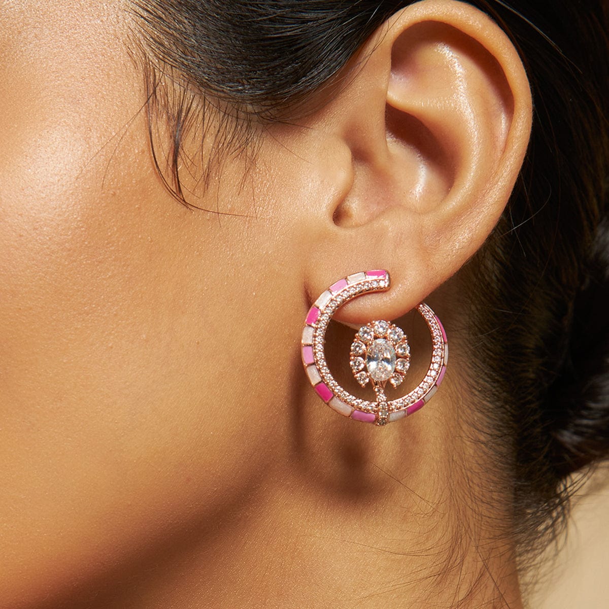 Zircon Earring Meenakari  Zircon Earring 169715