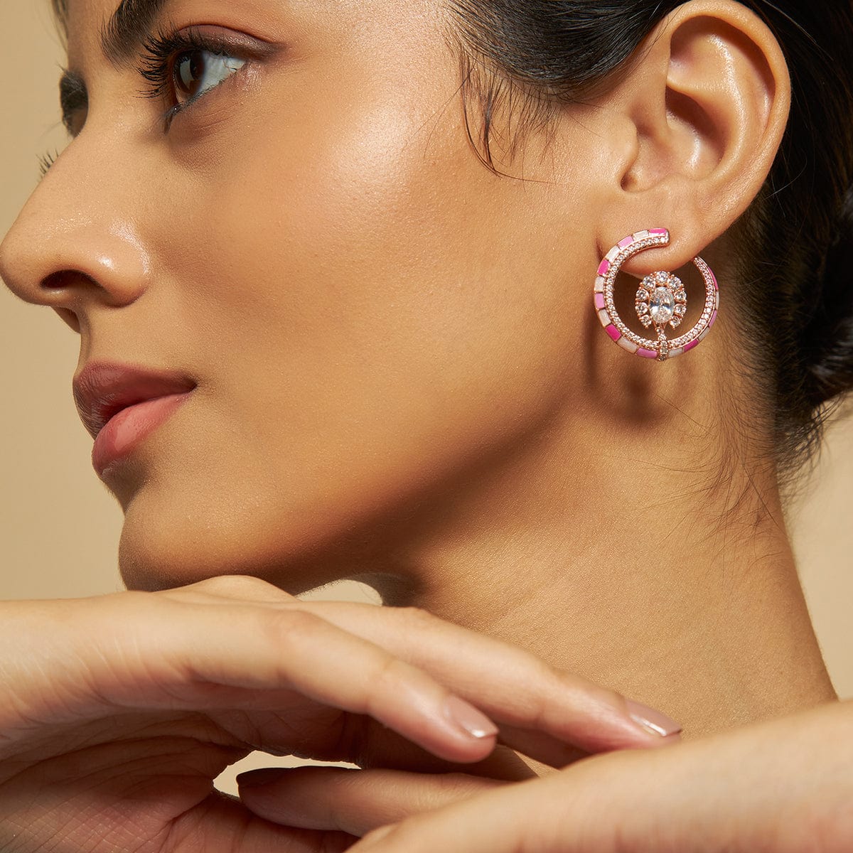 Zircon Earring Meenakari  Zircon Earring 169715