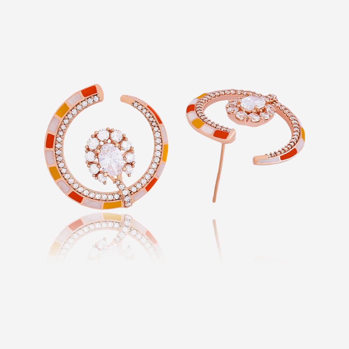 Zircon Earring Meenakari  Zircon Earring 169715