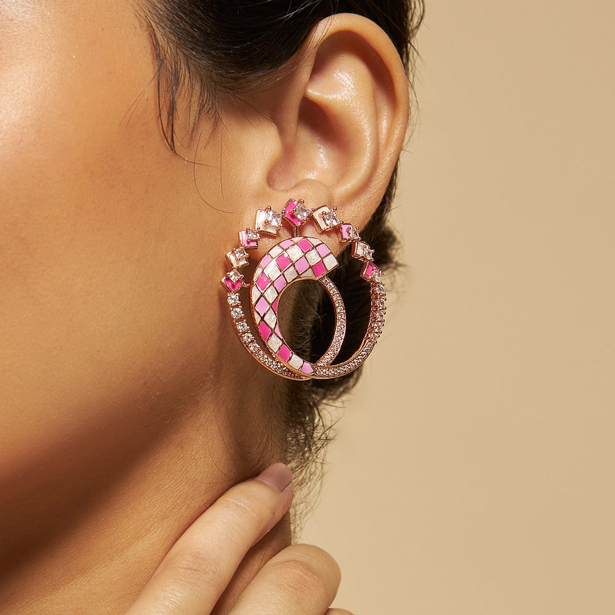 Zircon Earring Meenakari Zircon Earring 169720