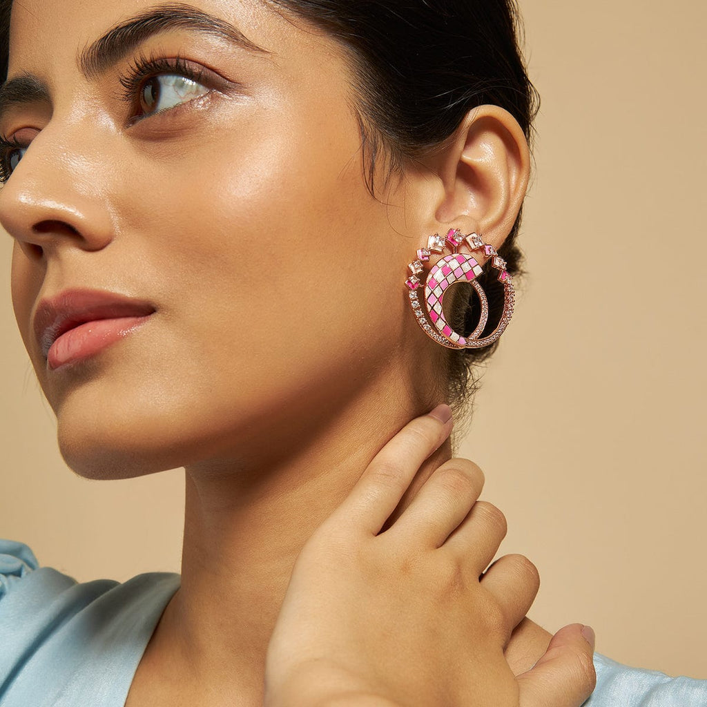 Zircon Earring Meenakari Zircon Earring 169720