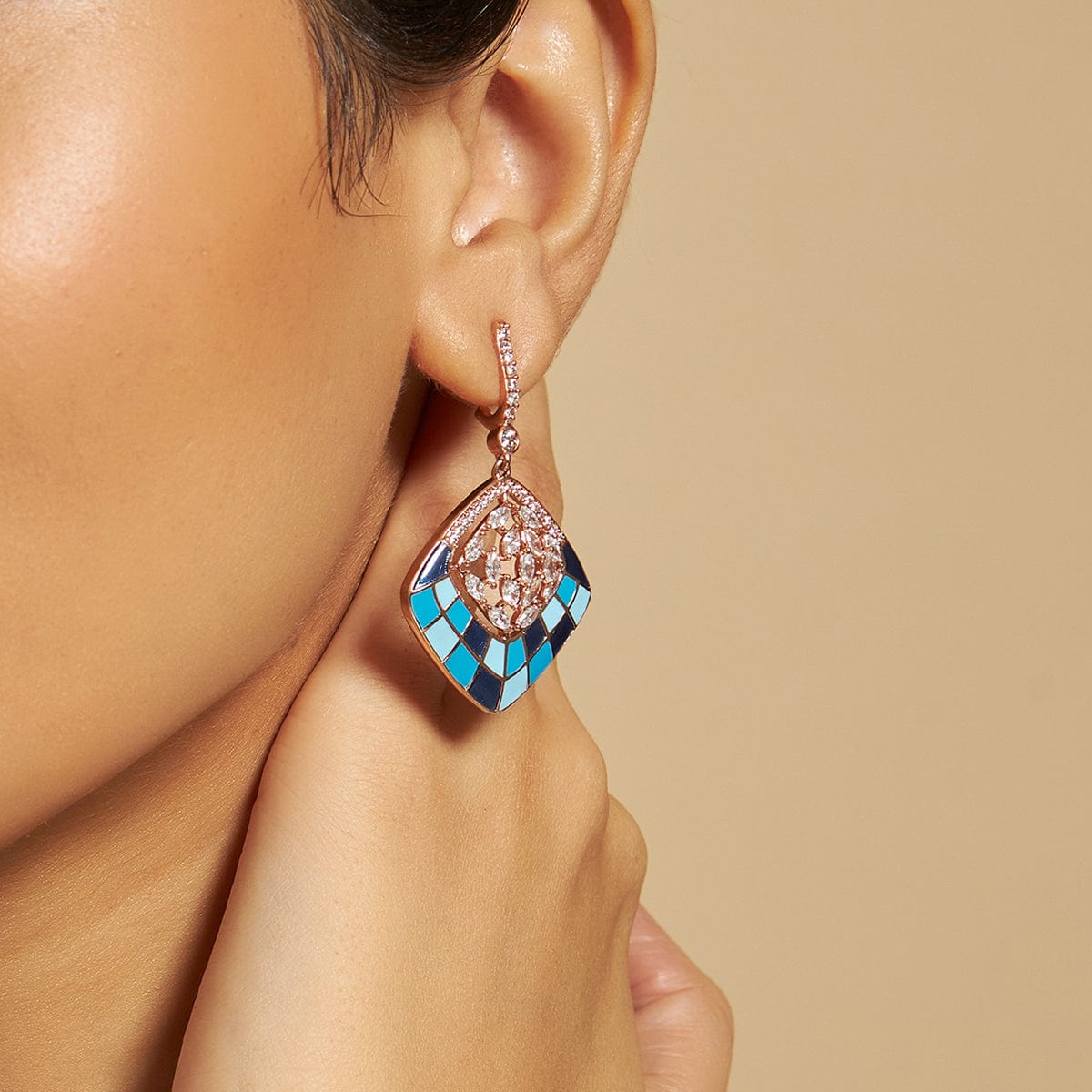 Zircon Earring Meenakari Zircon Earring 169721