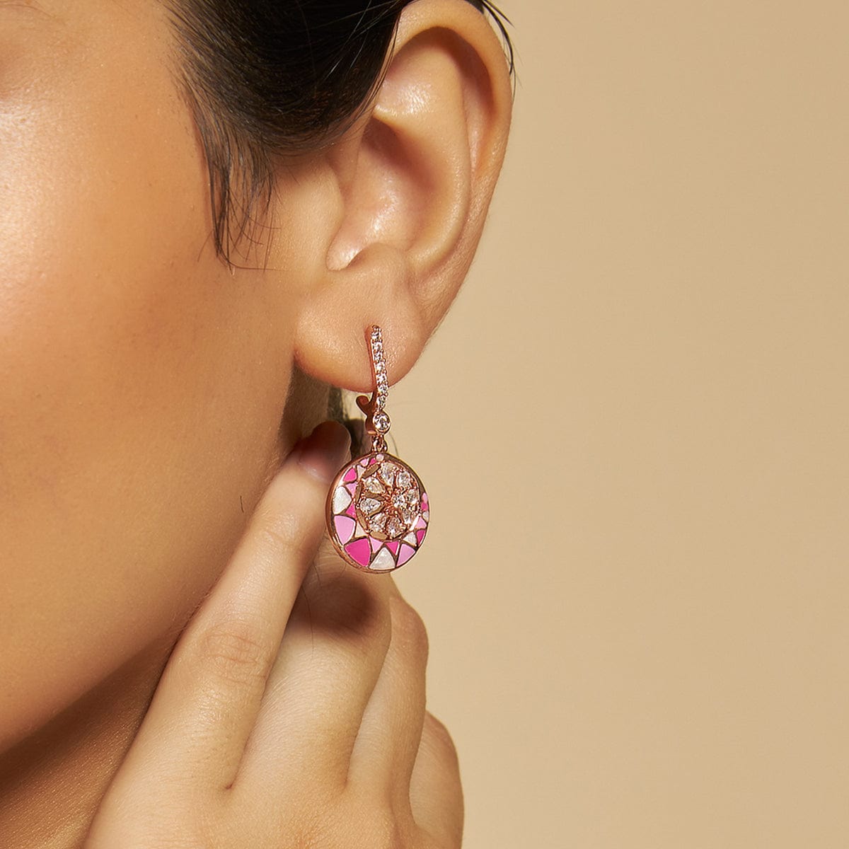 Zircon Earring Meenakari  Zircon Earring 169728