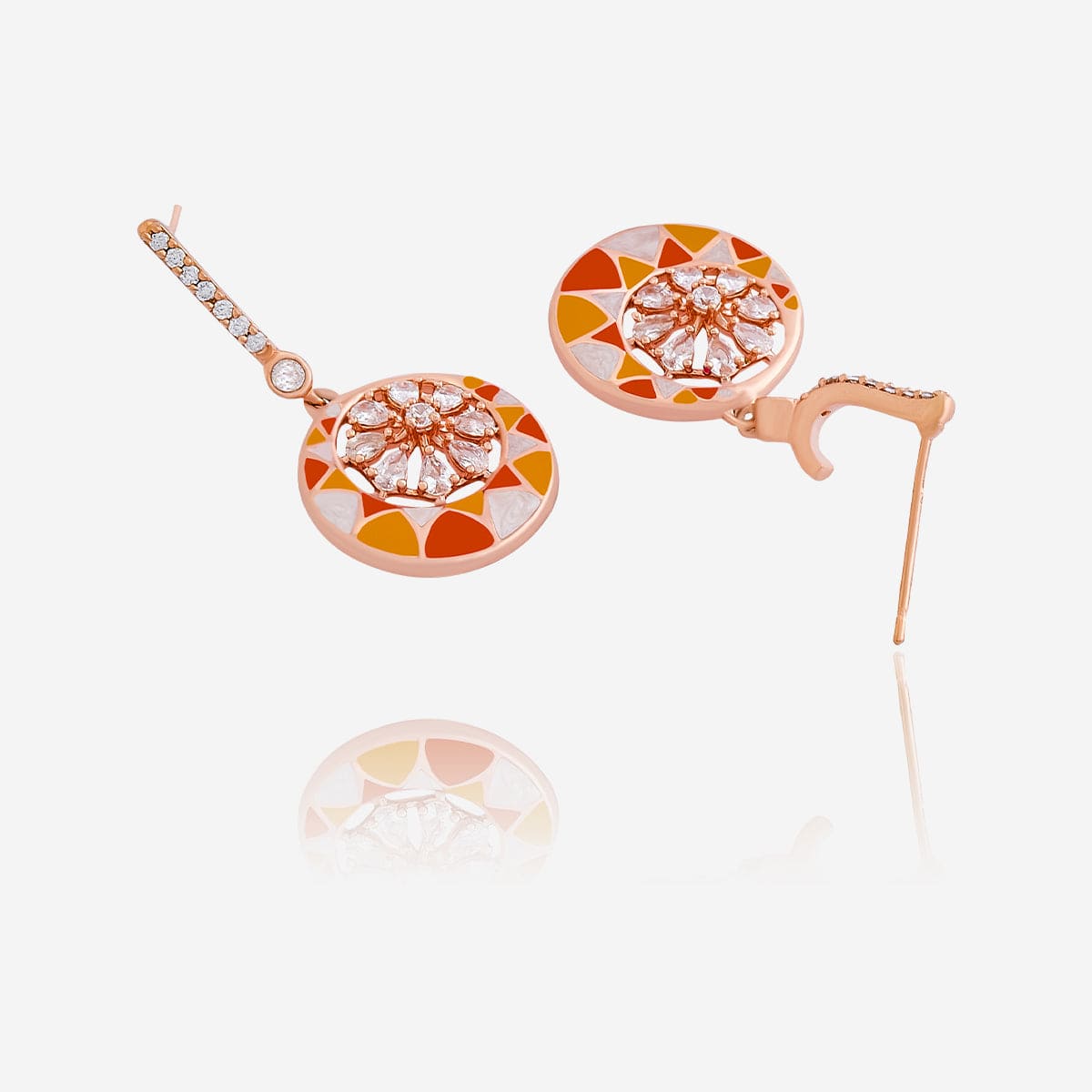 Zircon Earring Meenakari  Zircon Earring 169728