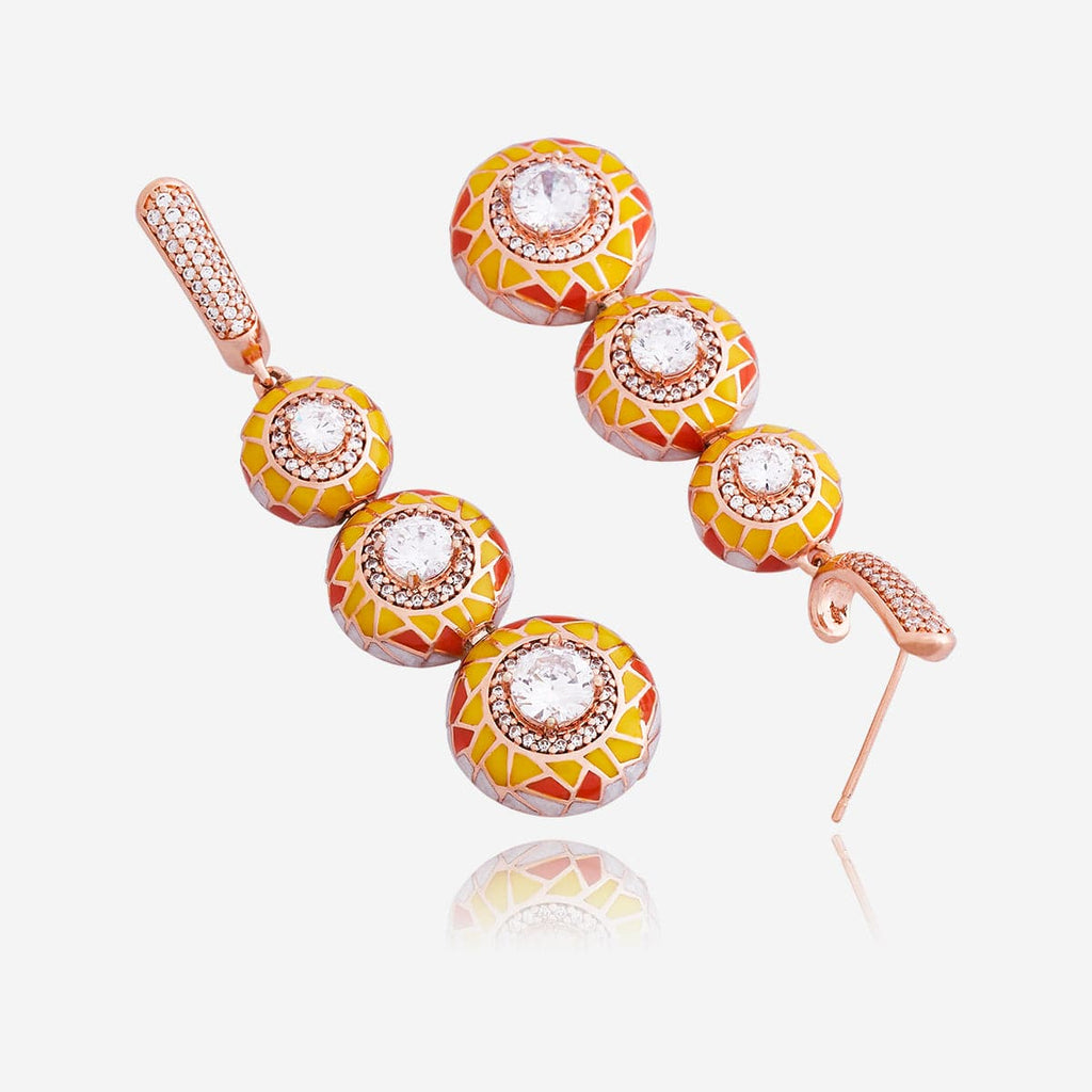 Zircon Earring Meenakari Zircon Earring 170753