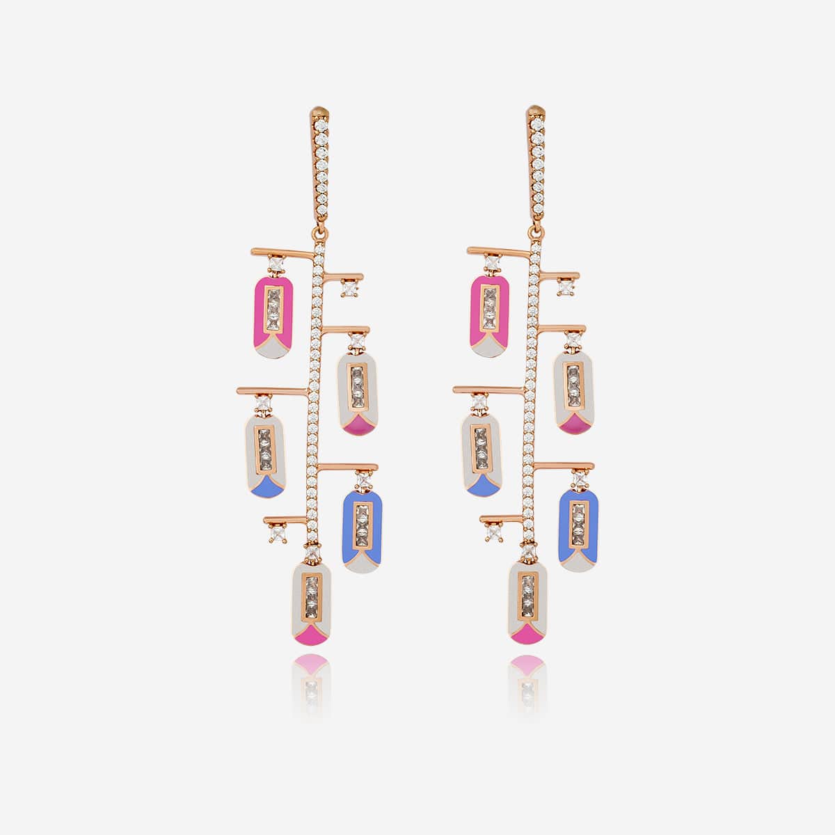 Zircon Earring Meenakari  Zircon Earring 169717