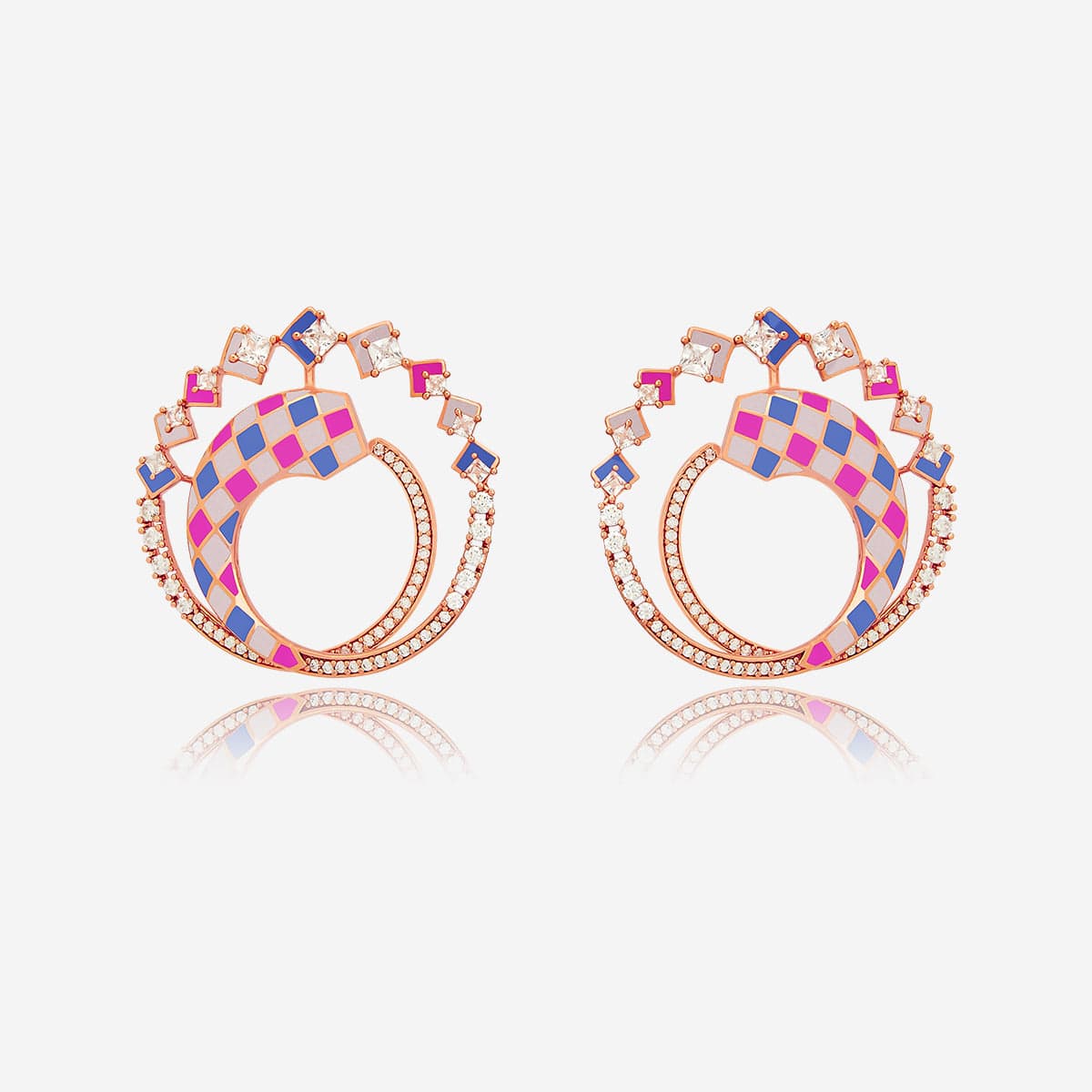 Zircon Earring Meenakari Zircon Earring 169720