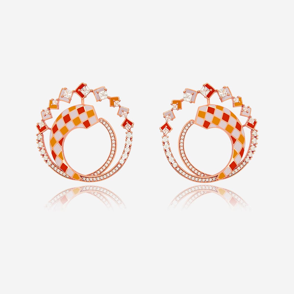 Zircon Earring Meenakari Zircon Earring 169720