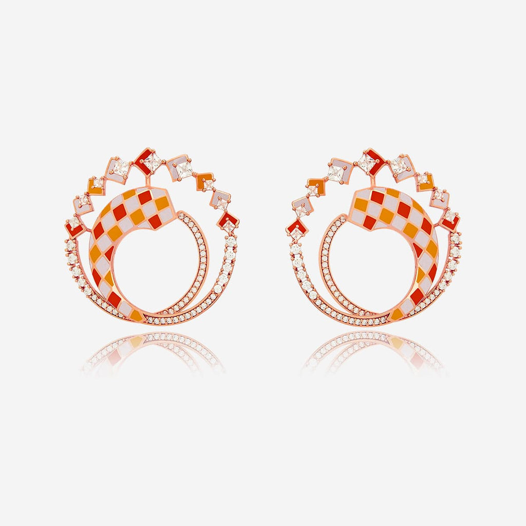 Zircon Earring Meenakari Zircon Earring 169720