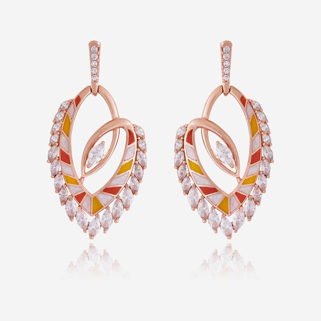 Zircon Earring Meenakari Zircon Earring 170751