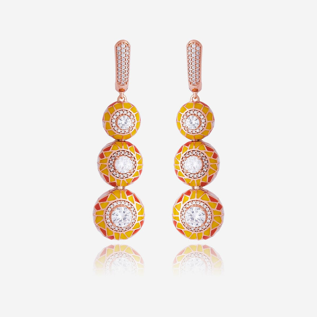 Zircon Earring Meenakari Zircon Earring 170753