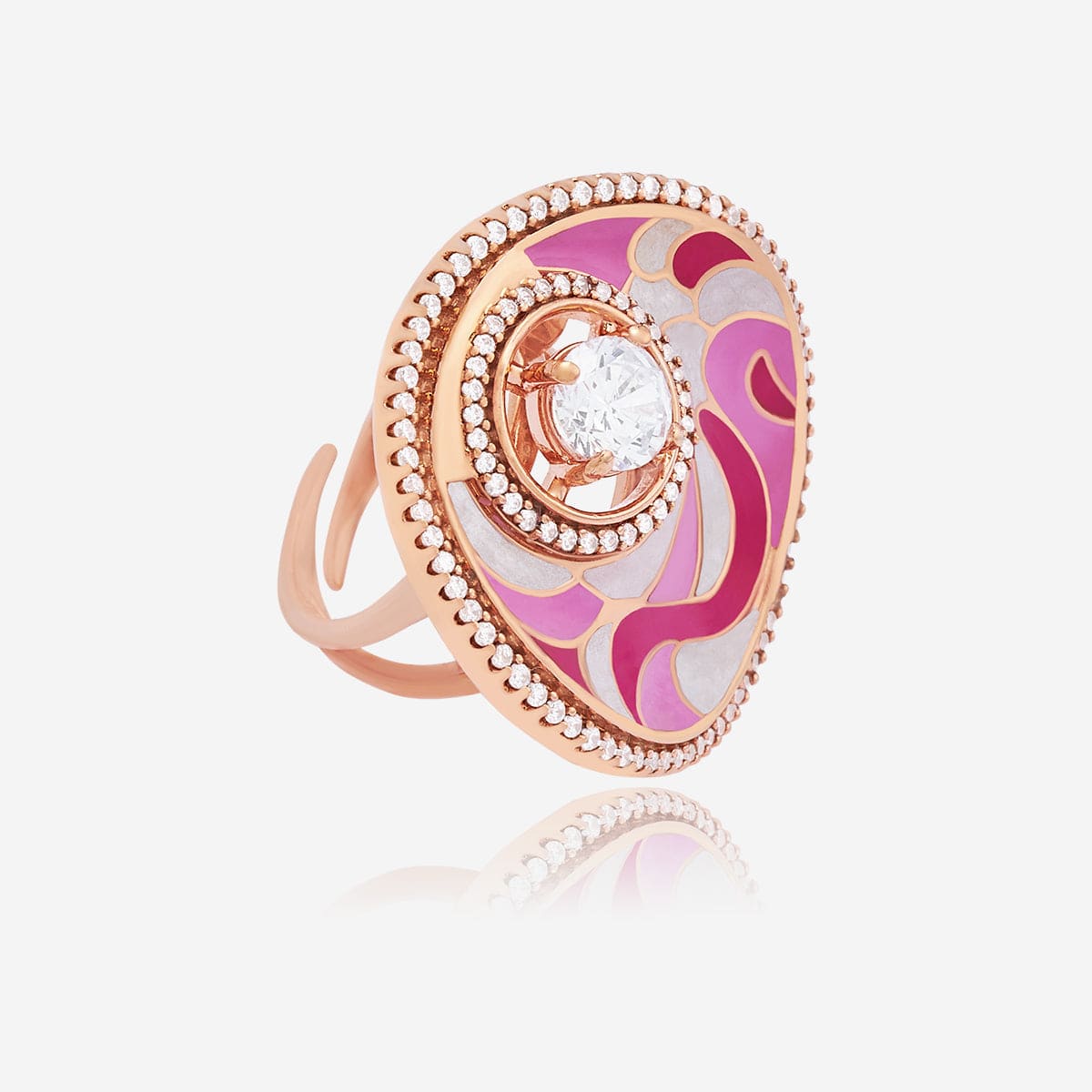 Zircon Finger Ring Meenakari Zircon Finger Ring 169708