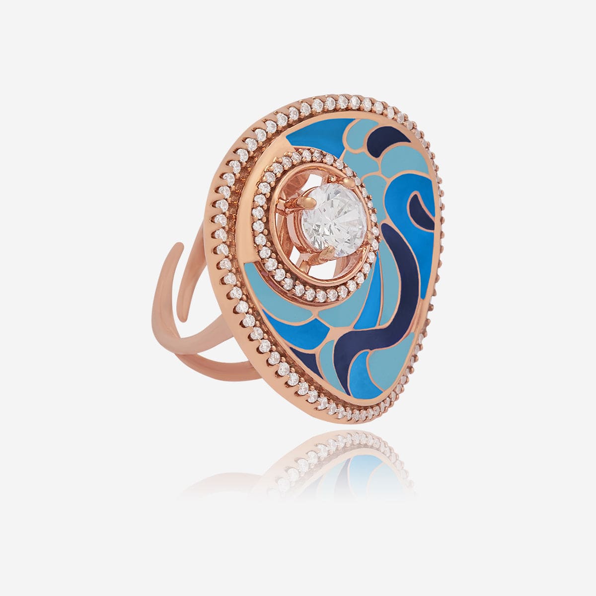 Zircon Finger Ring Meenakari Zircon Finger Ring 169708