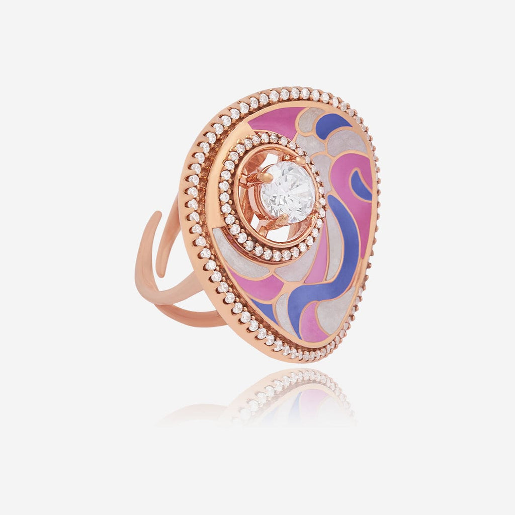 Zircon Finger Ring Meenakari Zircon Finger Ring 169708