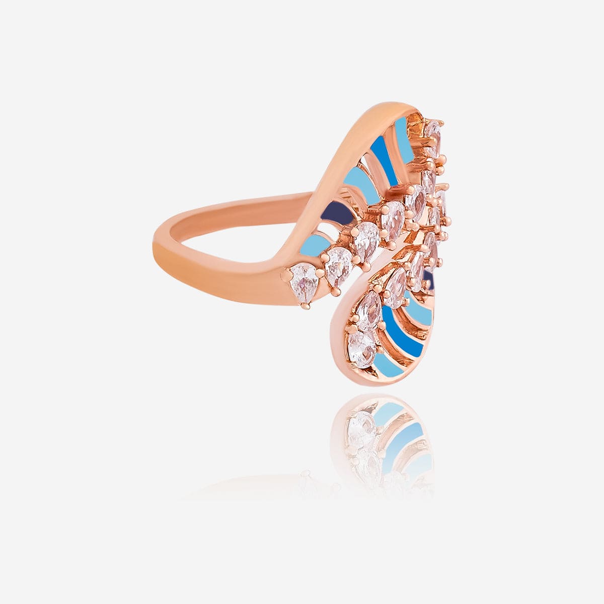 Zircon Finger Ring Meenakari  Zircon Finger Ring 169785