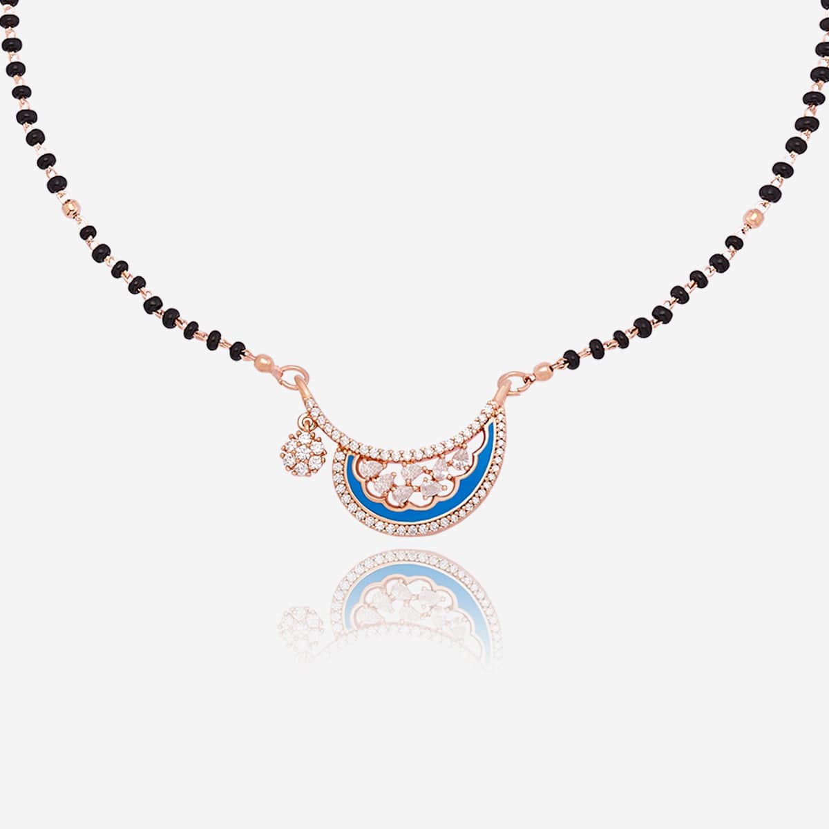 Zircon Mangalsutra Meenakari Zircon Mangalsutra 169712