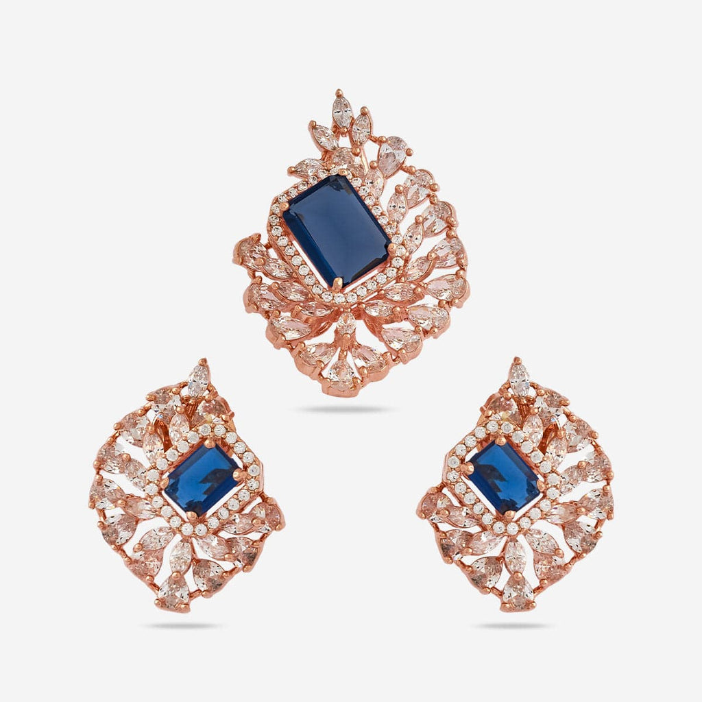 Zircon Pendant Set Zircon Pendant Earring 169480