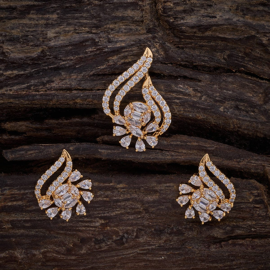 Zircon Pendant Set Zircon Pendant Earring 169620