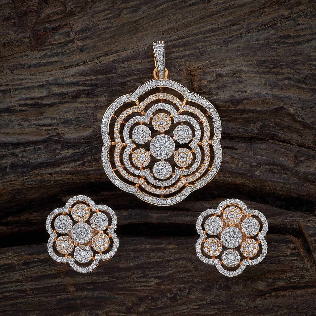 Zircon Pendant Set Zircon Pendant Earring 169477