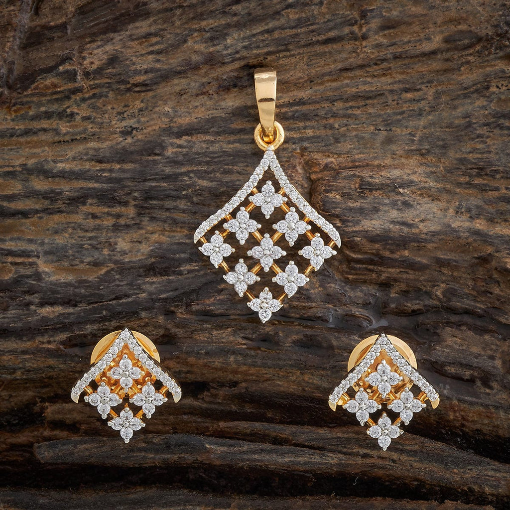 Zircon Pendant Set Zircon Pendant Earring 179969