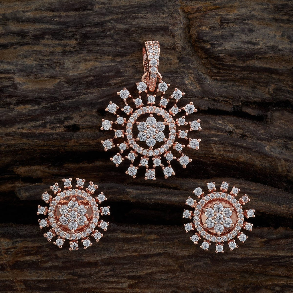 Zircon Pendant Set Zircon Pendant Earring 172766