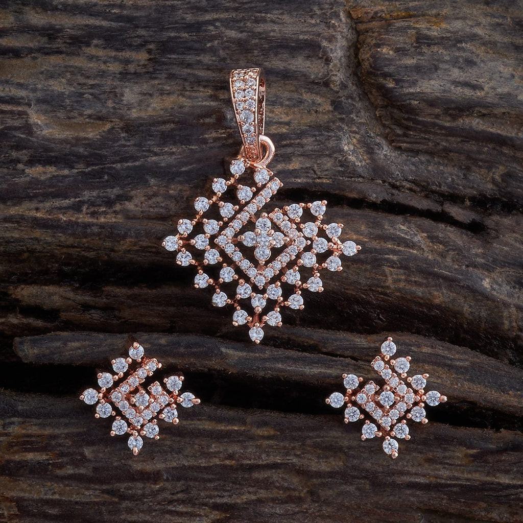 Zircon Pendant Set Zircon Pendant Earring 172772